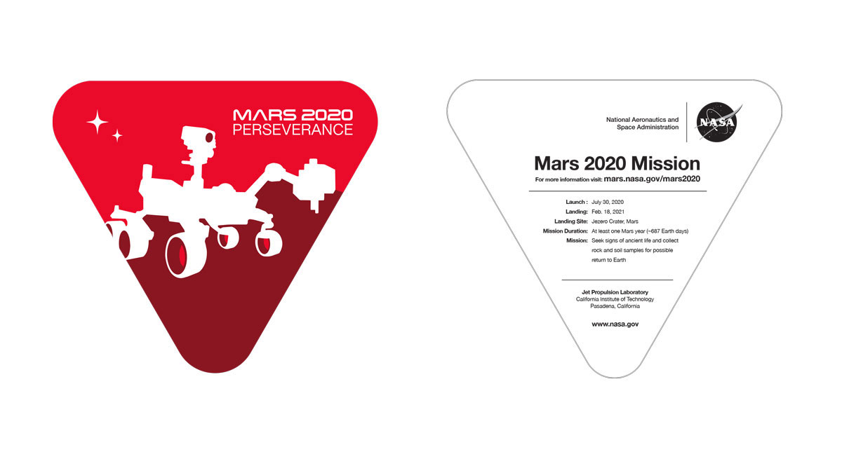 Mars Mission Sticker